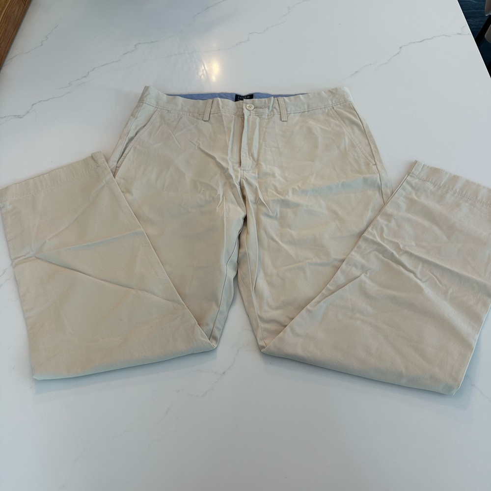 J. Crew Men's Light Tan Khaki The Sutton Pants New With Tags